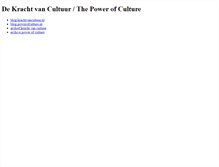 Tablet Screenshot of krachtvancultuur.nl
